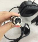 TELIKOU HD-101 XLR 5 Pin Male Single-ear Full-Duplex Wired Intercom Headset