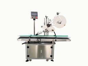 China Box Top Side Plane Labeler Automatic Flat Labeling Machine In Bag Pouch Lid on sale