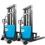 Manual Semi Electric Pallet Stacker Forklift 1500kg Hydraulic Explosion Proof