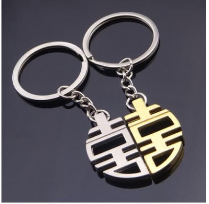 China supply Promotion Creative 3d metal unique indian wedding return gift Gifts Keychain