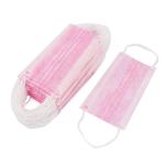 Pink Color Disposable Face Mask Non Woven PP Material Non Irritating Lightweight
