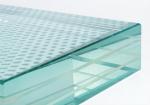 Non-Slip Decorative Acid Etch Laminated Glass Floor Staircase with Privacy