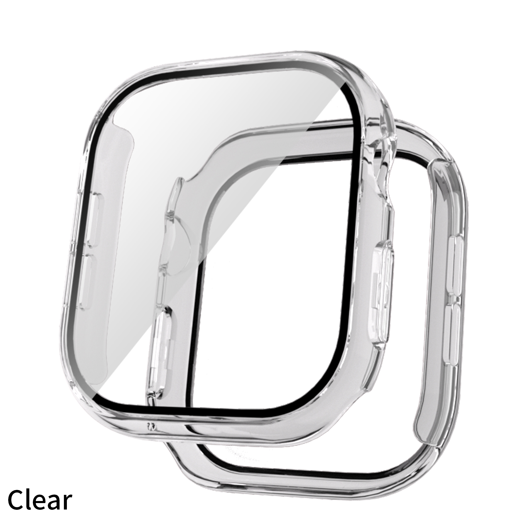 Eraysun Oil-sprayed Shell Film Integrated Watch Cover Case for Apple Watch Series10 42mm 46mm Protector Snartwatch Case