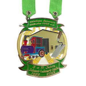 Wholesale Custom Hanging Metal Sports Medal Soft Hard Enamel Carnival Medal With Ribbon from china suppliers