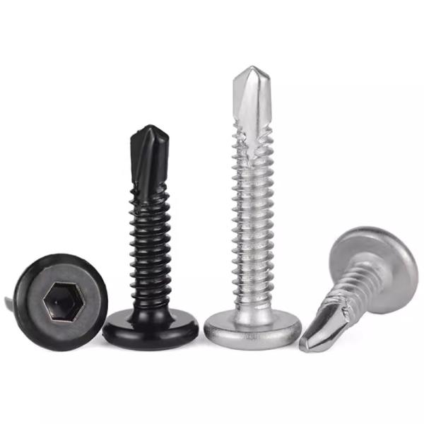M12 M20 Carbon steel Round head Philip crosses tapping screws grade8.8 Black
