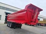 Aotong 32 Cbm 60 000 kgs Loading capacity U shape truck body End dumper trailer