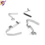 Wire Clip Button Flat Precision Stamping Parts Leaf Stainless Spring