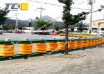 Korea ETI KSI Type Bend Safety Roller Barriers , Metal Beam Crash Barrier