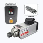 CNC Spindle Motor 2.2kw ER20 Air Cooled 4 Pcs Bearings With Inverter