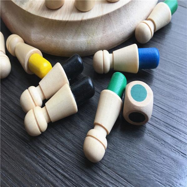 Multiplayer pine Wooden Memory Chess Set Game Board For Family