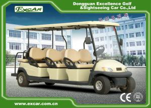 Wholesale 48V 3.7KW 8 Seater Golf Buggy / Electric Sightseeing Car With Deep Cup Holders from china suppliers