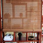 Light Filtering Handmade Bamboo Roll Up Shades Windows Bamboo Roller Curtain