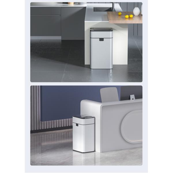 50l Automatic Touchless Sensor Smart Stainless Steel Trash Can Smart Trash Cans Intelligent Waste Bin
