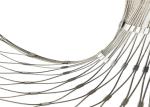 40mm Diamond Hole Ferriled Kind Wire Rope Cable Mesh For Hotel