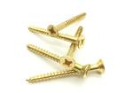DIN7997 Brass Cross Recessed Countersunk Head Wodd Screws Flat Head Wood Screws