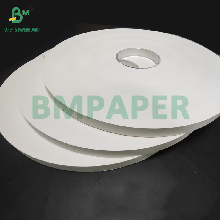  24gsm 28gsm White Straw Wrapping Paper 27MM x 5000M Good Tensile Strength