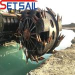 Powerful Diesel Engine Sand Pump Wheel Bucket Mud Dredger with Concentration