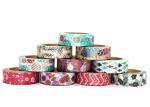 Various Patterns Waterproof Christmas Paper Tape