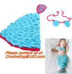 Crochet Knitting Costume Soft Adorable Clothes Photo Photography Props Hats &