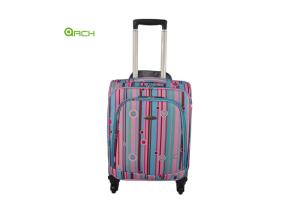 Wholesale Printing 600D Polyester Travel Trolley Lightweight Luggage Bag with Spinner Wheels from china suppliers