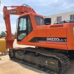 Doosan DH220-7 Backhoe Excavator Used by Skilled Drivers for Engineering