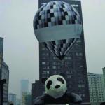 Hot Sale Sports Flying Inflatable helium Balloon For Advertising custom service