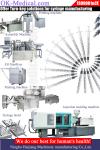 High-Speed Disposable Syringe Making Machine 30-45pcs/min Dimension 3000*1200