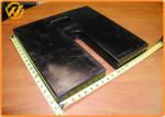 Durable Recycled Rubber Sign Pedestal Base Black Color For Delineator Post