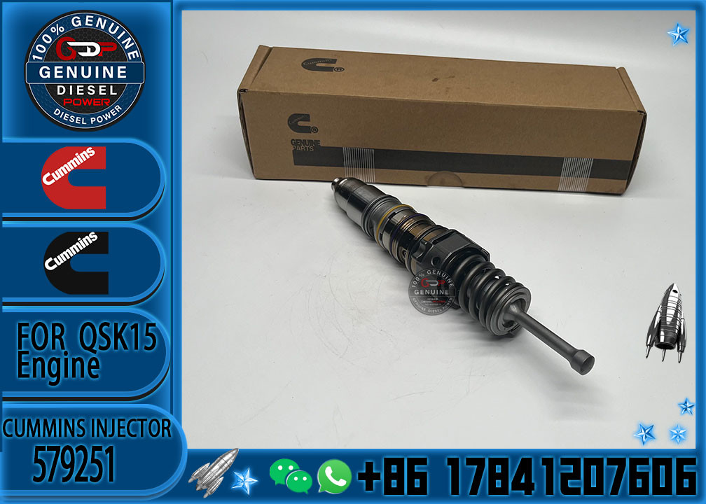 Common rail injector fuel injecto 4088723 4954434 4954646 579251 for QSKX15 Excavator QSX15 ISX15 X15