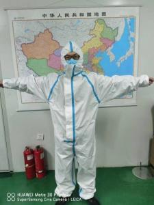 Wholesale Waterproof Disposable Protective Coveralls For Medical Clinics , Hospital Ward , Inspection Rooms, Protective clothing from china suppliers