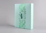 Cosmetic Custom Product Packaging Box , Custom Retail Boxes With Green Gold