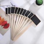 Mini Wooden T-type Plant Labels Garden Plant Markers Chalkboard Stakes Gardening