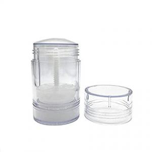 China 40ml 1.7oz Empty Roll On Bottle Clear Plastic Body Form Perfume Bottle on sale