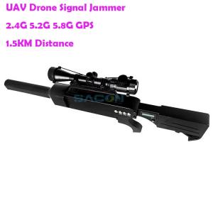 Wholesale DJI Phantom 65w GPS 5.2G 5.8G Gun Drone Signal Jammer from china suppliers