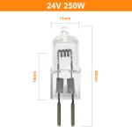 Low Voltage Medical Light Bulb G6.35 24V 250 Watt Halogen Bulb Led Replacement