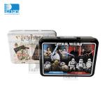 Custom White Large Round Danish Biscuit Cookies Packaging Airtight Tin Metal
