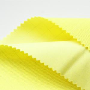 Wholesale 300gsm Modacrylic Cotton Antistatic Fabric Fluorescent Yellow For Protective Clothing from china suppliers