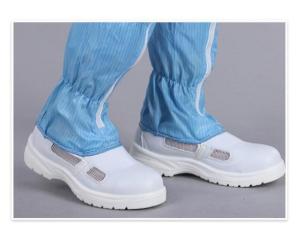 Wholesale Blue Dustproof Pvc Sole Anti Static Shoes Workshop Four Mesh Long Booties from china suppliers