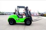 Rate Loading Weight 3000 KG Safe Handling Rough Terrain Forklift Truck Ground