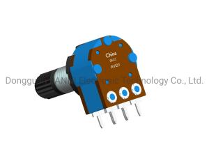 Wholesale 12mm Dual Unit Rotary Potentiometer Insulated Shaft Sealed RV123G0 OEM from china suppliers