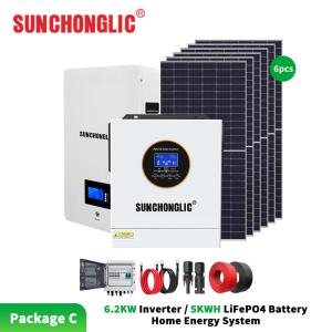Wholesale 6.2kw Inverter 5kwh Lifepo4 Battery Home Energy System With Pure Sine Wave Technology from china suppliers