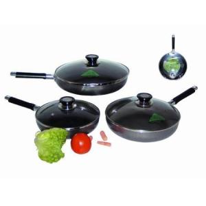 China ALUMINIUM PAINTED NON-STICK COVERED FRY PAN on sale