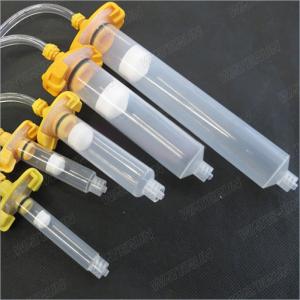 China Lightweight Dispensing Syringe Barrel , Durable Transparent Dispensing Barrel on sale