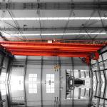 Electric Double Girder Overhead Crane 10-50 Ton High Working Effiency For