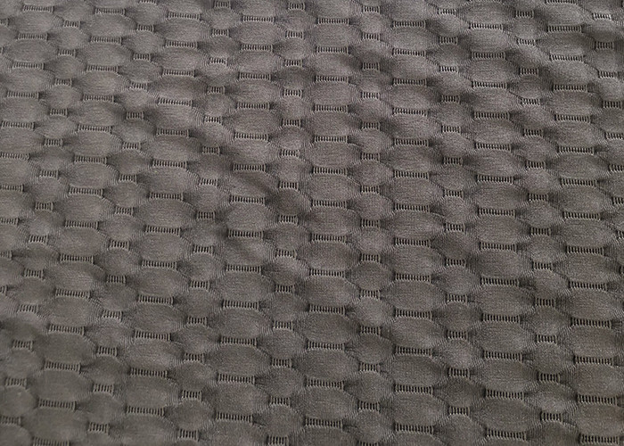 Irregular Ribbed Jacquard Polyester Spandex Fabric For Running Tights