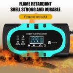 90% Charging Efficiency 12V 10A Motorcycle AGM Gel Lead Acid Battery Charger
