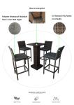 Classic outdoor bar balcony table and chair combination garden rain-proof rattan