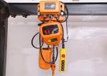 Motorized Trolley Type Electric Chain Hoist 1.5 Ton With Remote Control