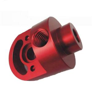 Wholesale Red Oxidation Aluminum Precision Cnc Machined Parts Workshop Factory Supplying from china suppliers