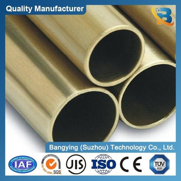JIS C2700 Cuzn35 H65 Copper Tubing 1/2 Hardness Temper Brass Tube Decorative